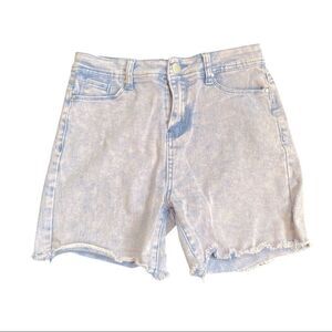 MADDIE High Waist Cutoff Denim Shorts Size 14